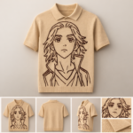 Ivory Graphic Knit Polo - Image 7