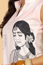 women Art Printed Shirt – White (Women)