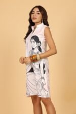 women Art Printed Shirt – White (Women) - Image 2