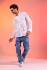 White Wine Printed Shirt (Men) - Image 2